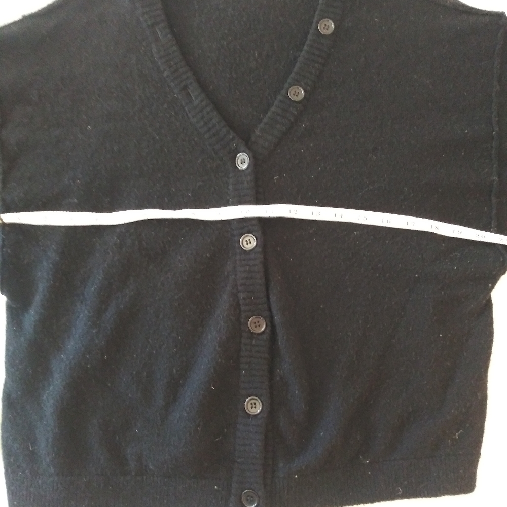 Cozy black cardigan
